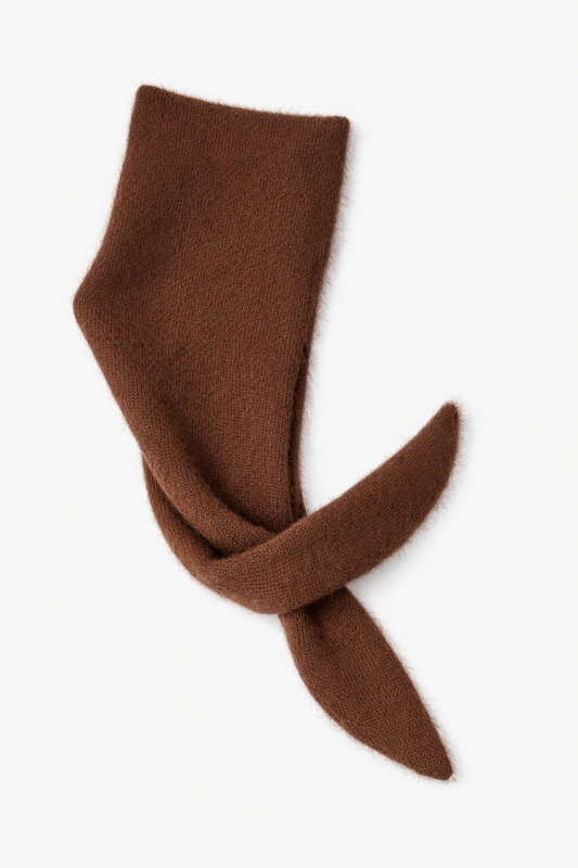 Calm Scarf - Mohairinen huppuhuivi neuleohje PDF