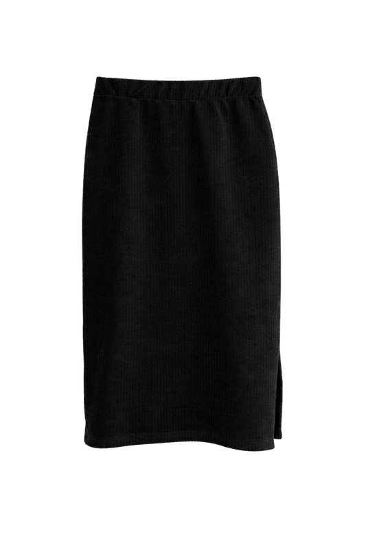 Cosy Midi Skirt - Musta