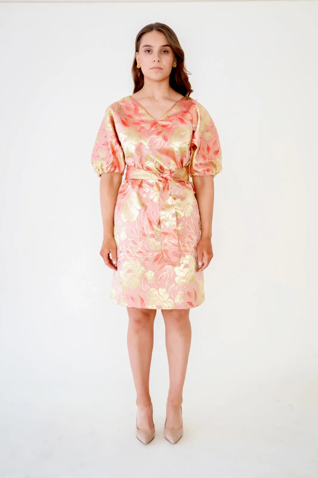 Puff Dress, Rose Bouquet
