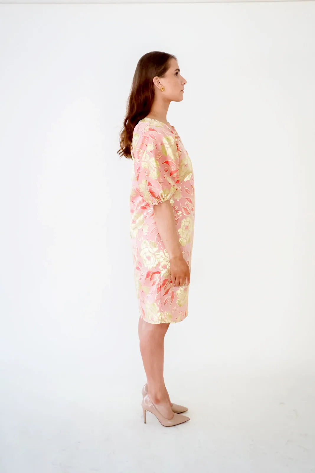 Puff Dress, Rose Bouquet