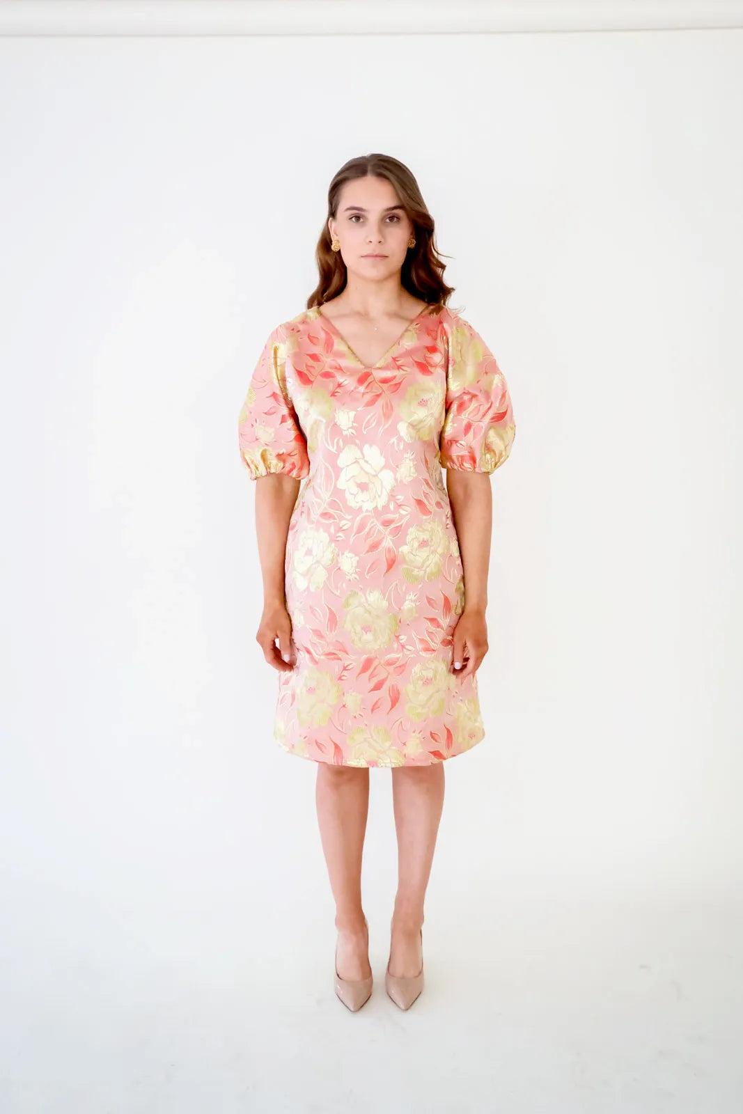 Puff Dress, Rose Bouquet