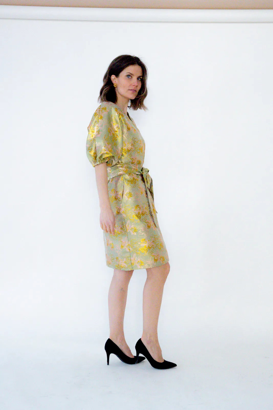 UPEA Loops - Puff Dress, Pistachio Bloom