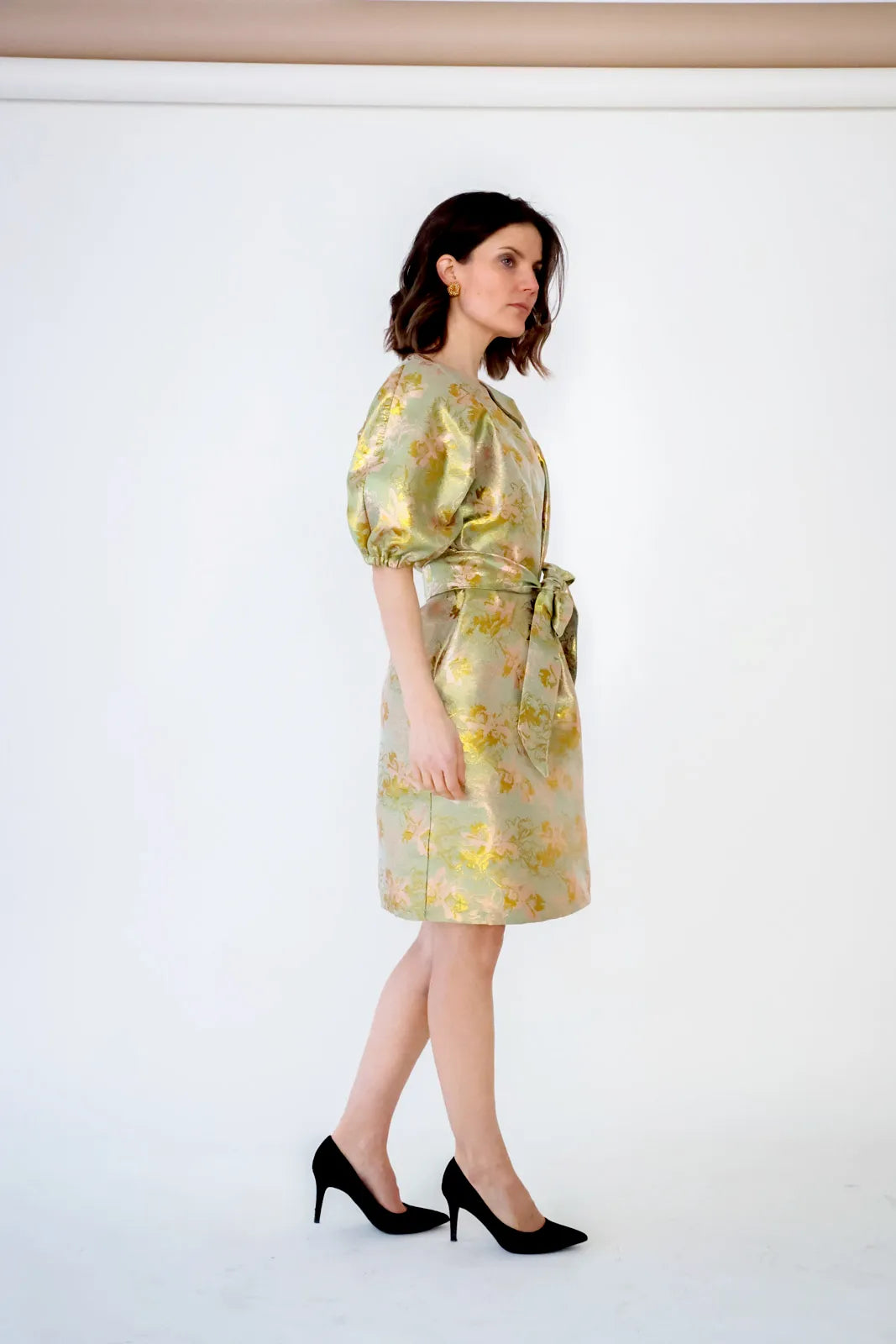 UPEA Loops - Puff Dress, Pistachio Bloom