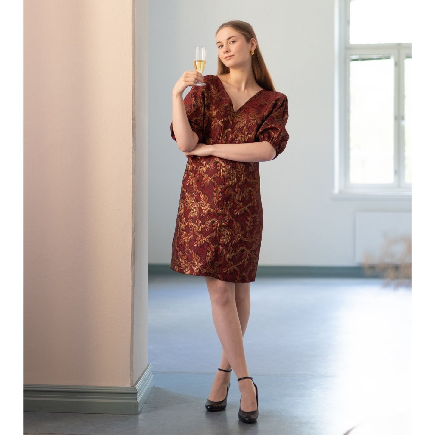 Puff Dress PDF-mekkokaava | Vuoritettu tai vuoriton juhlamekko | UPEA