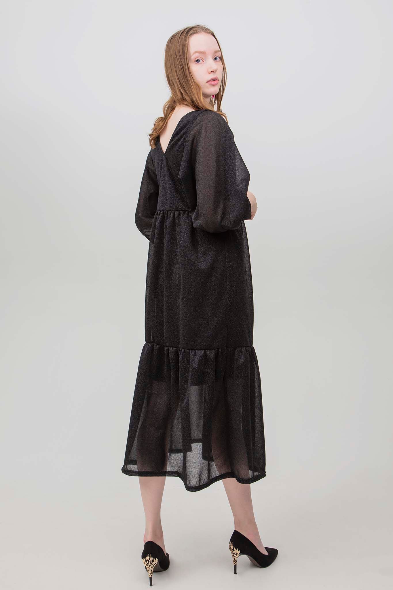 Ruffle Glitter Dress