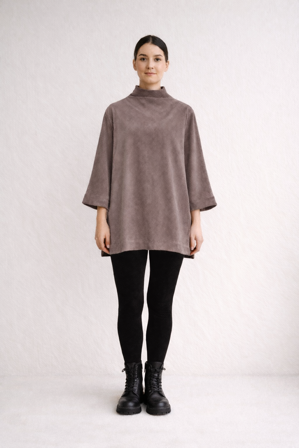 AILA - Longline Blouse, Maitokaakao