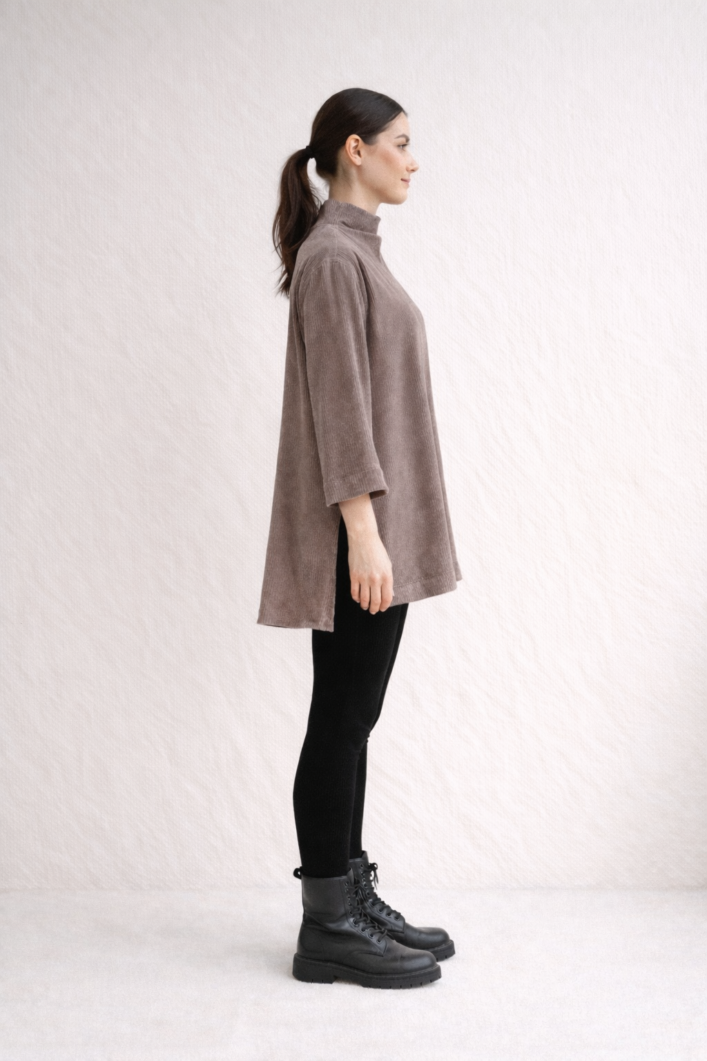AILA - Longline Blouse, Maitokaakao
