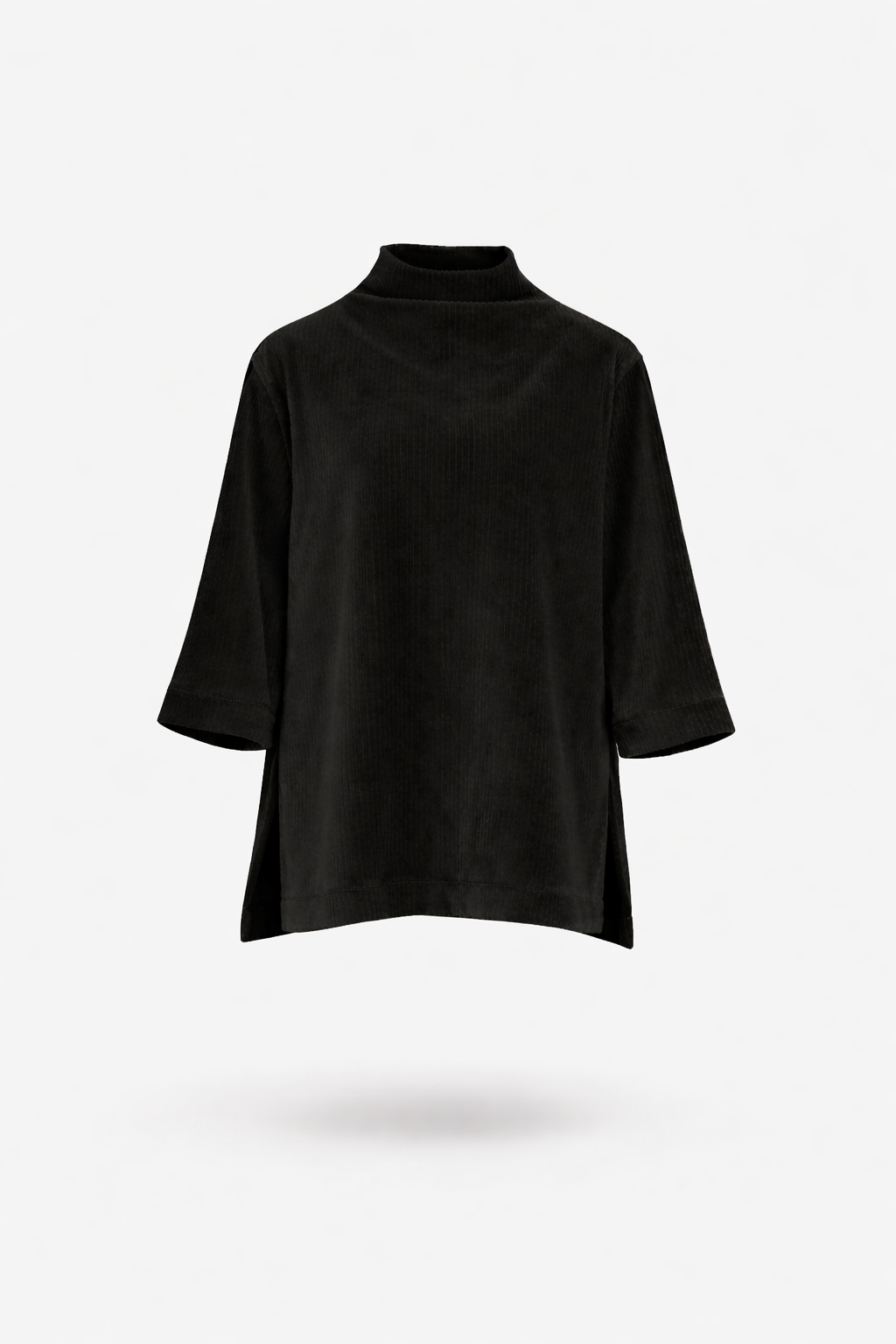 AILA - Longline Blouse, Black