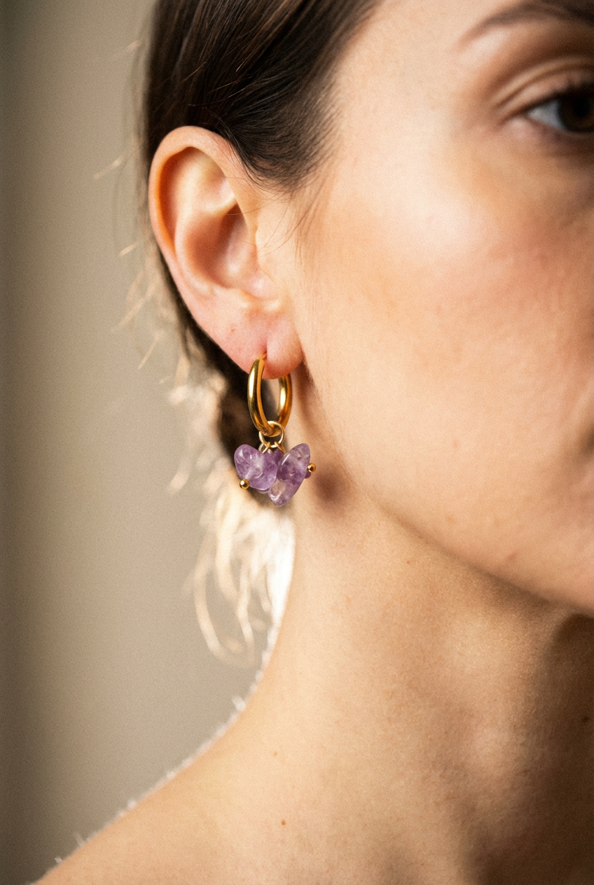 Aura, Ametisti -ametistikorvakorut