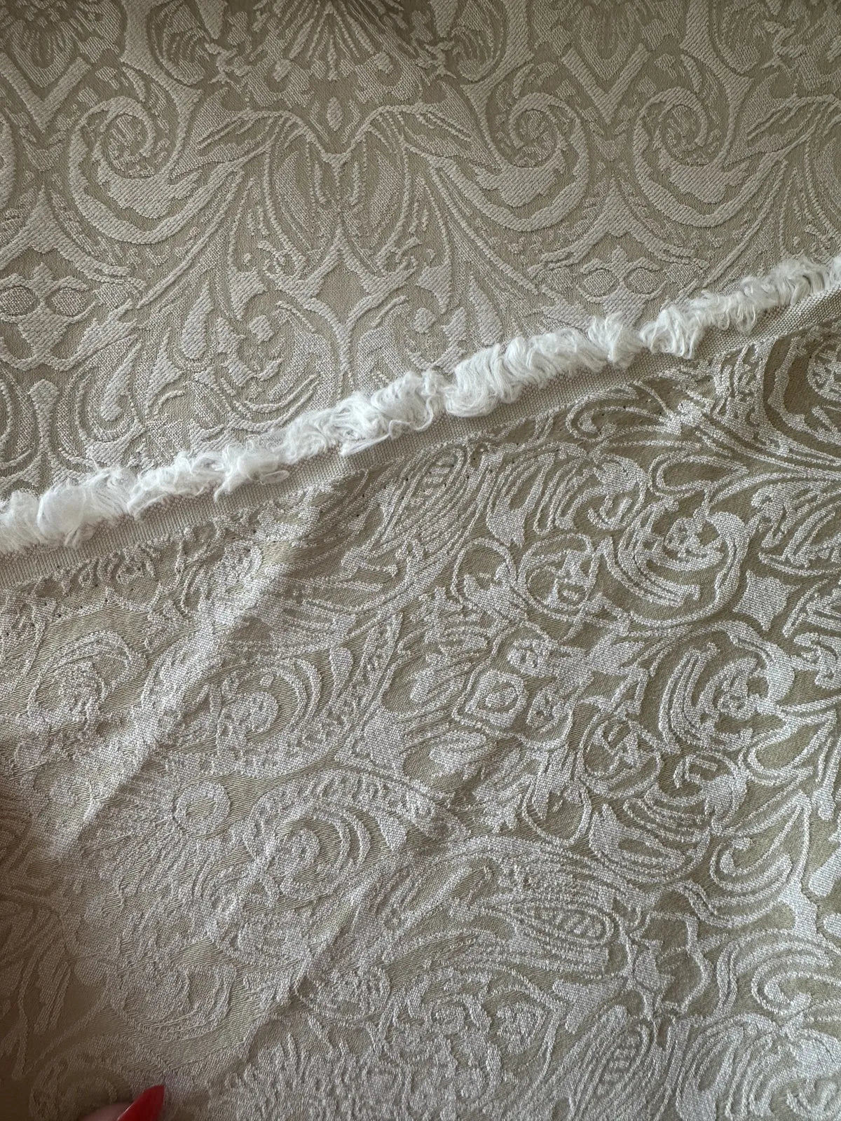 Jaquard kangas, beige