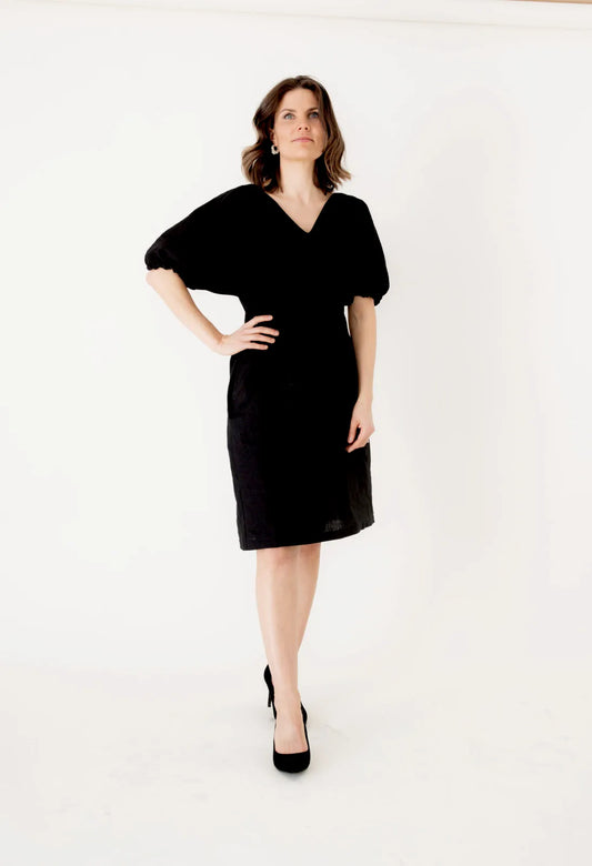 Puff Dress, Black