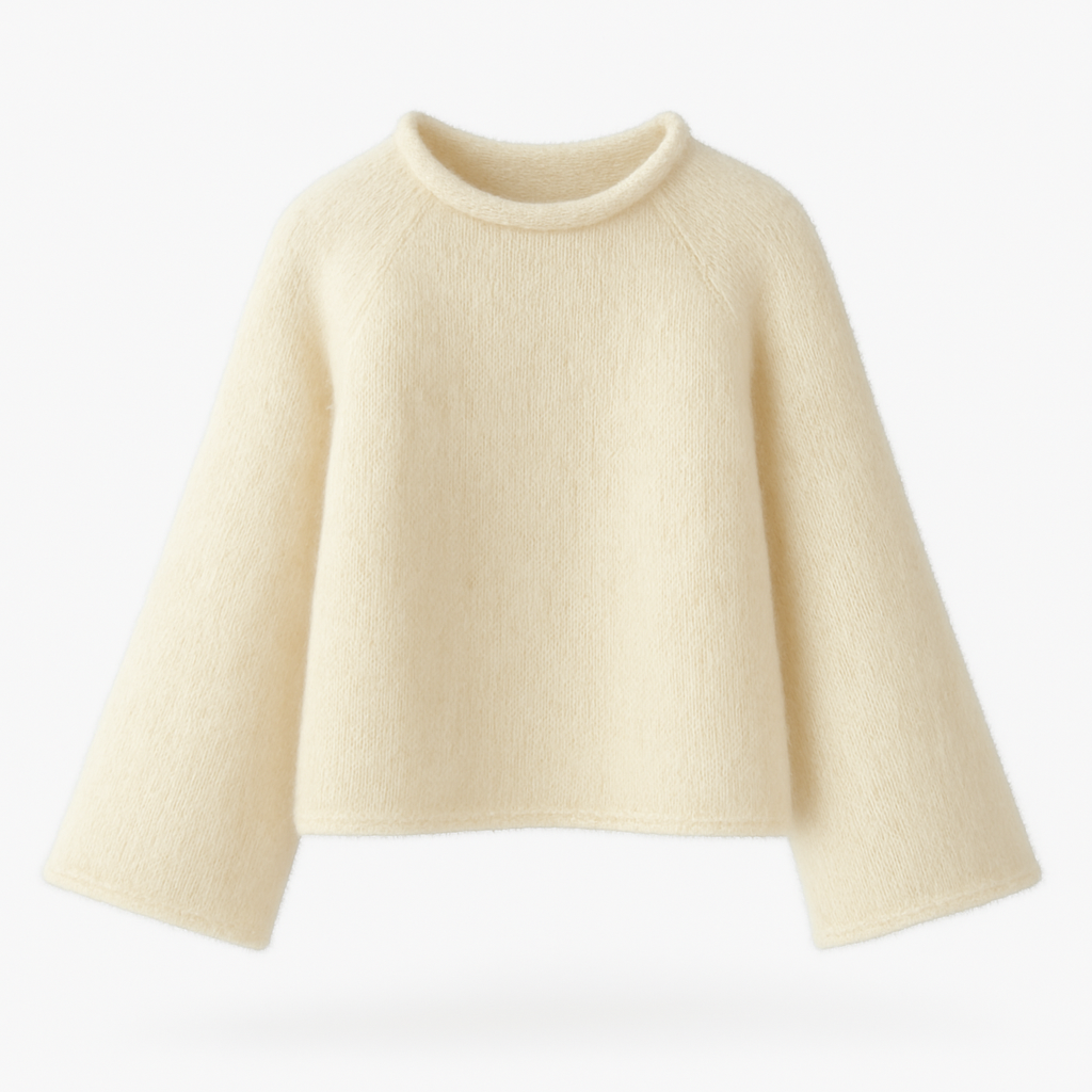 Aura Blouse - Mohair Knitting Pattern PDF | English