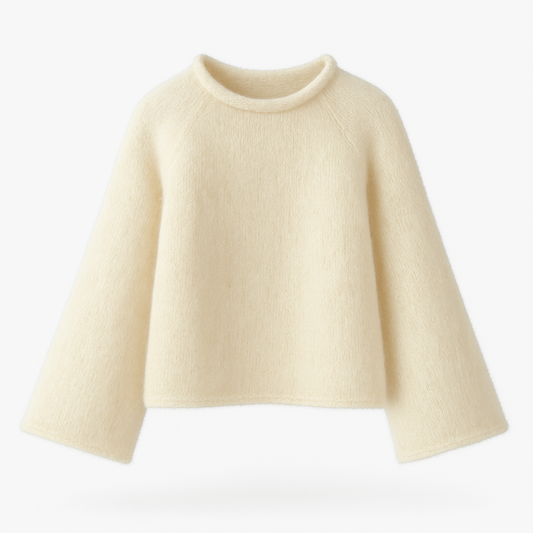 Aura Blouse - Mohair Knitting Pattern PDF | English