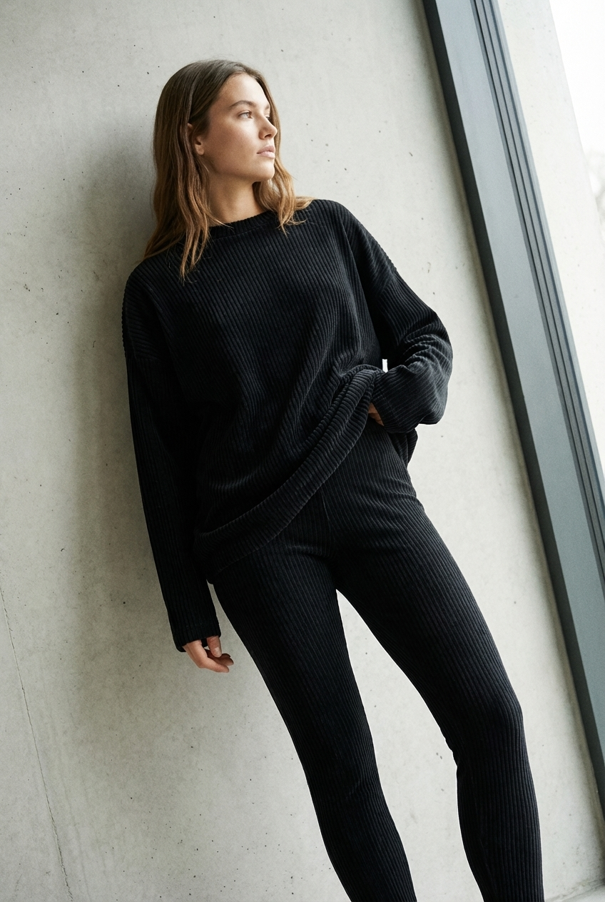 Cosy Joggers –  Musta