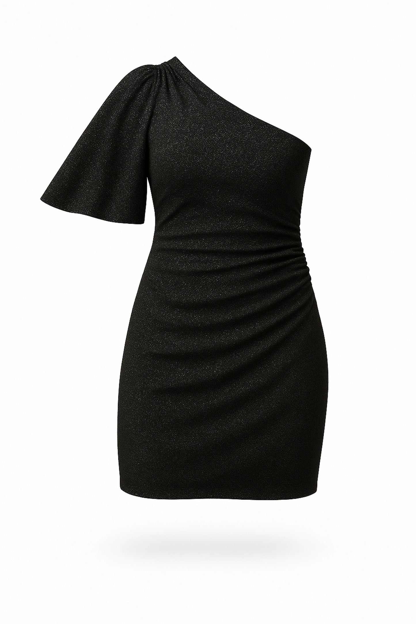 Black Glow Dress – Glitter Minimekko Juhlaan
