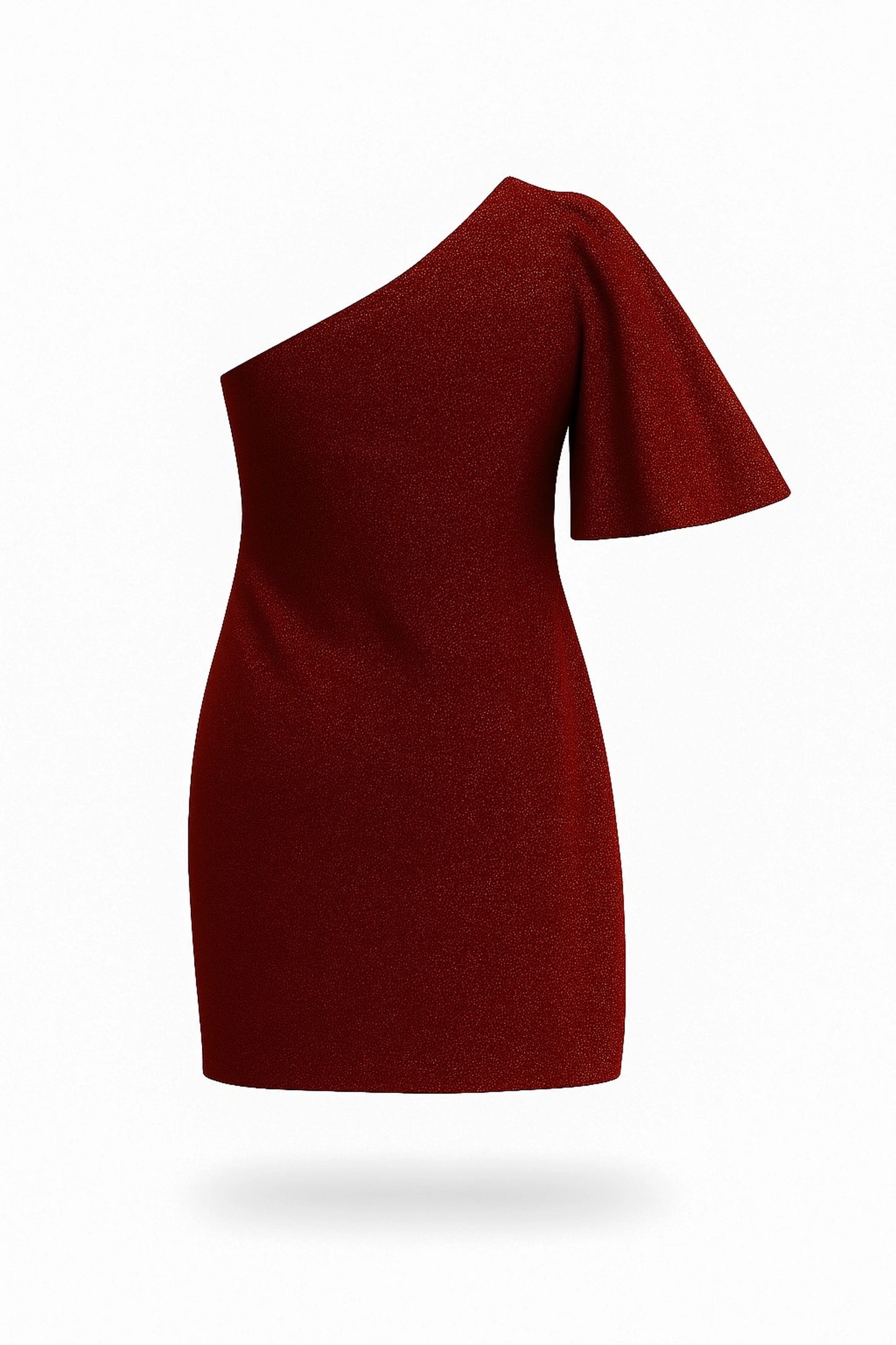 Ruby Glow Dress – Glitter Minimekko Juhlaan